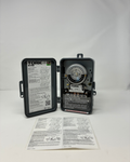 120-277V DPST 40A 24HR Time Switch Plastic Gray Case Enclosure - 1109A-P