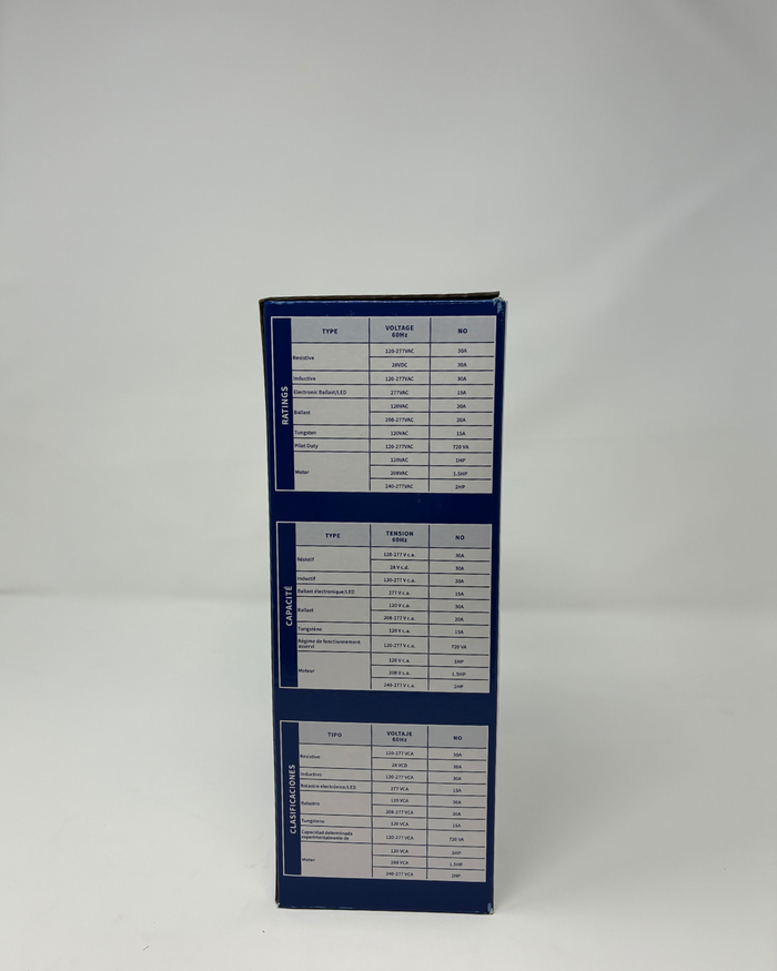 120-277V DPST 40A 24HR Time Switch Plastic Gray Case Enclosure - 1109A-P