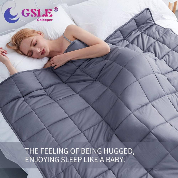 15 lb Weighted Blanket/Glass Throw Beads
