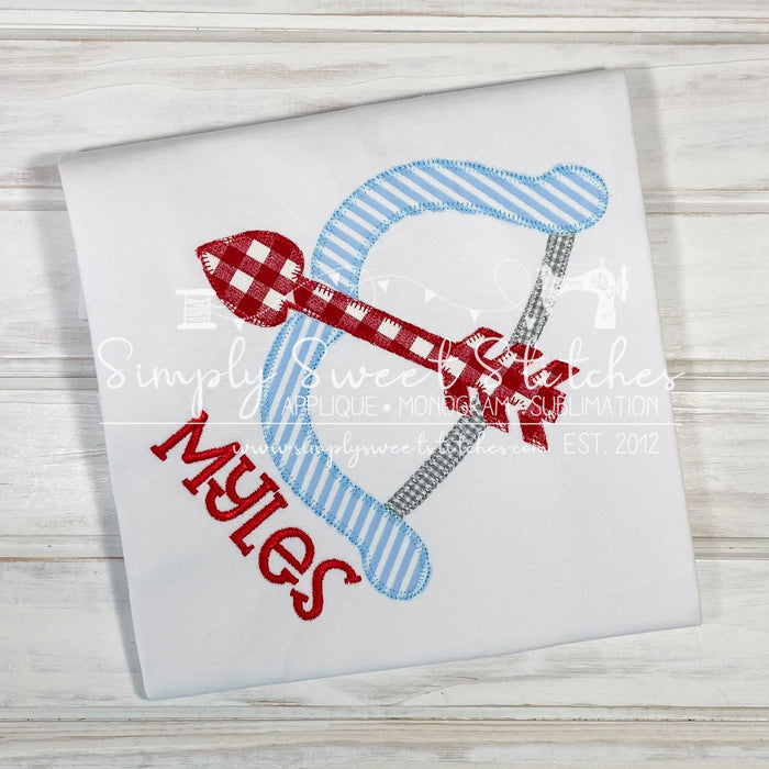 1922 - CUPID'S BOW AND ARROW - APPLIQUE CHILD SHIRT