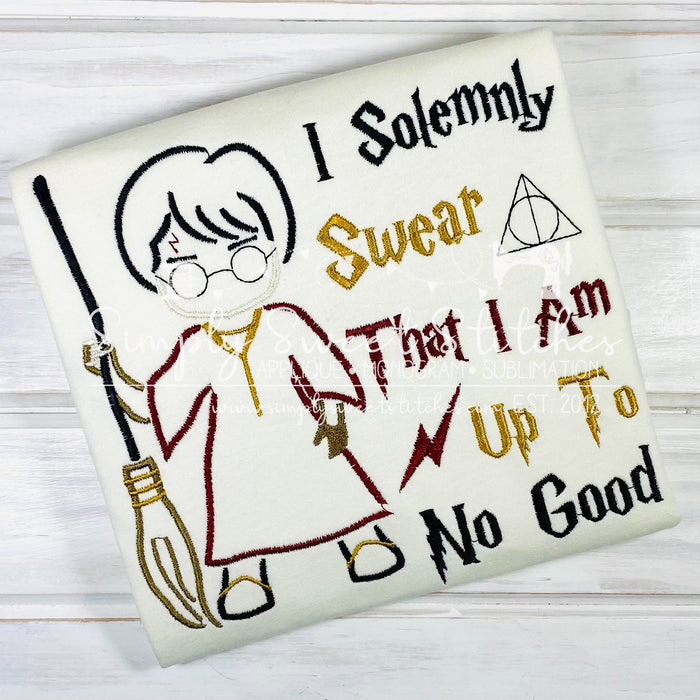 2025 - UP TO NO GOOD - EMBROIDERY CHILD SHIRT