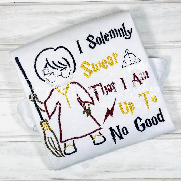 2025 - UP TO NO GOOD - EMBROIDERY CHILD SHIRT