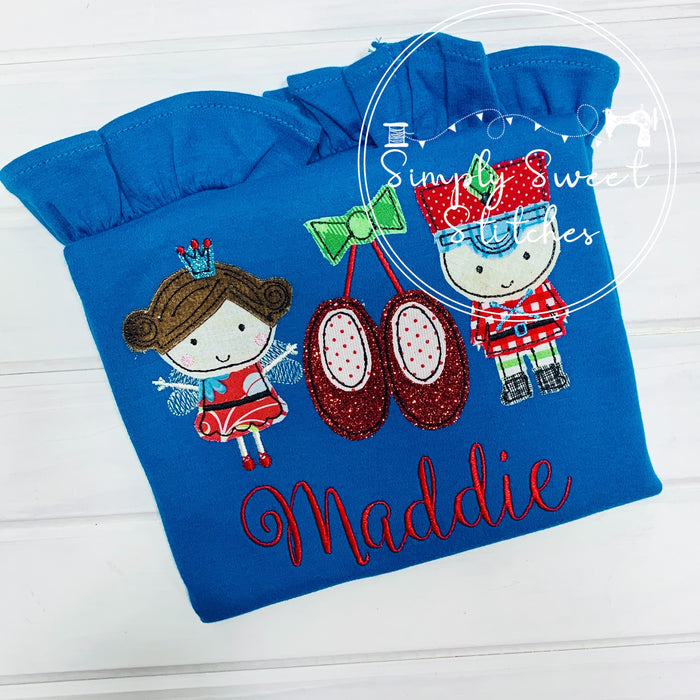 2167 - NUTCRACKER - PICK YOUR OWN DESIGN - APPLIQUE CHILD SHIRT