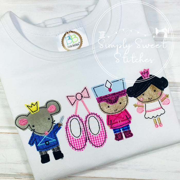 2167 - NUTCRACKER - PICK YOUR OWN DESIGN - APPLIQUE CHILD SHIRT