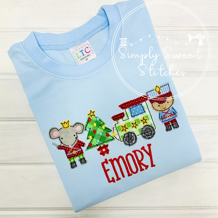 2167 - NUTCRACKER - PICK YOUR OWN DESIGN - APPLIQUE CHILD SHIRT