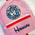 2266 - MISS MOUSE CRUISE PORTHOLE APPLIQUE - BACKPACK