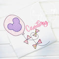 2269 - MISS MOUSE BALLOON - APPLIQUE CHILD SHIRT