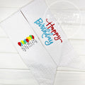 2304 - HAPPY BIRTHDAY - TRADITIONAL - WREATH SASH