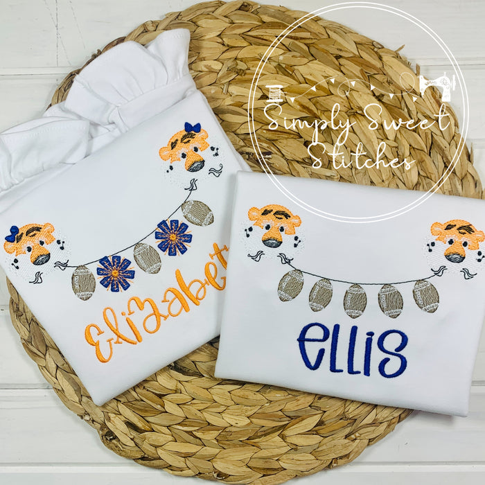 2364 - TIGER BUNTING - SKETCH CHILD SHIRT
