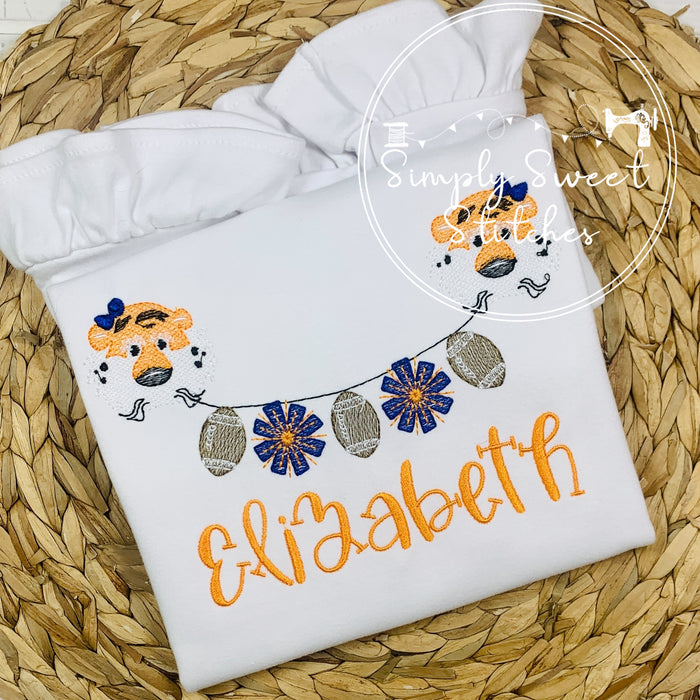 2364 - TIGER BUNTING - SKETCH CHILD SHIRT