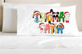 2387 - MOUSE & FRIENDS CHRISTMAS ALPHA HEAT PRESS - PILLOWCASE