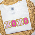 2440 - XOXO FAUX CHENILLE - APPLIQUE CHILD SHIRT