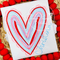 2444 - HEART STRINGS - EMBROIDERY CHILD SHIRT