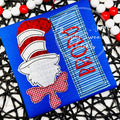 2461 - CAT WITH TALL HAT - APPLIQUE CHILD SHIRT