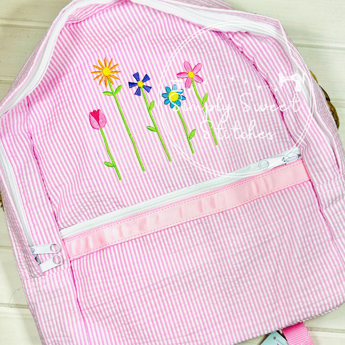 2543 - SPRING FLOWERS - BACKPACK