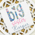 2612 - BIG SISTER SCRIPT - APPLIQUE CHILD SHIRT