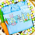 2697 - EASTER NAME ALPHA  - HEAT PRESS CHILD SHIRT