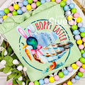 2700 - HOPPY EASTER DUCK - HEAT PRESS CHILD SHIRT