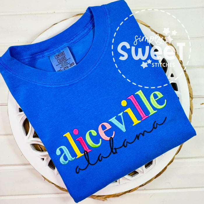 2714 - NORTHPORT CITY & STATE - EMBROIDERY ADULT SHIRT