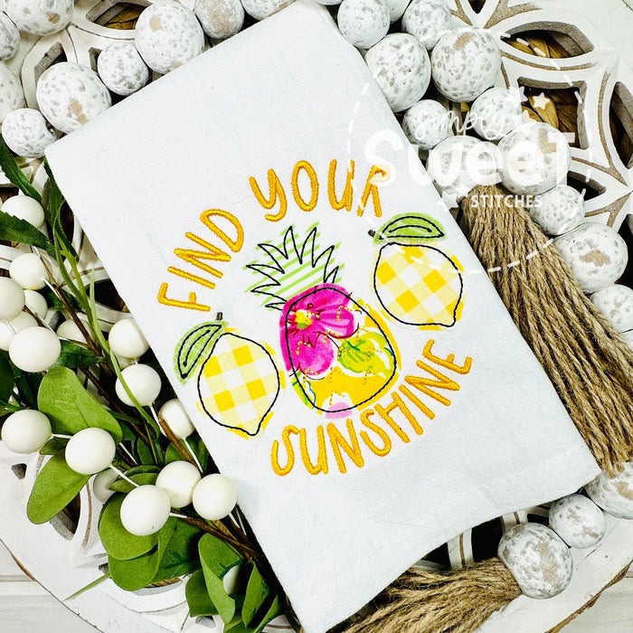 2748 - FIND YOUR SUNSHINE - KITCHEN TOWEL