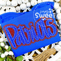 2765 - PATRIOTS DOUBLE STACK SCHOOL SPIRIT MASCOT NAME - APPLIQUE CHILD SHIRT