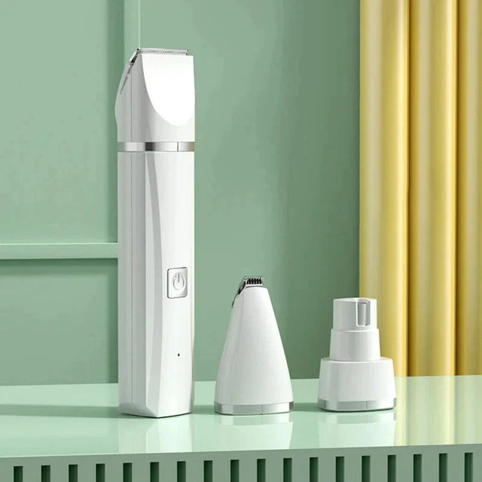 White / Two attachments