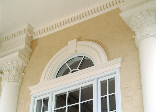6" Half-Round Arch Flat Trim