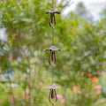 76" Antique Bronze Rain Chain with Mushrooms