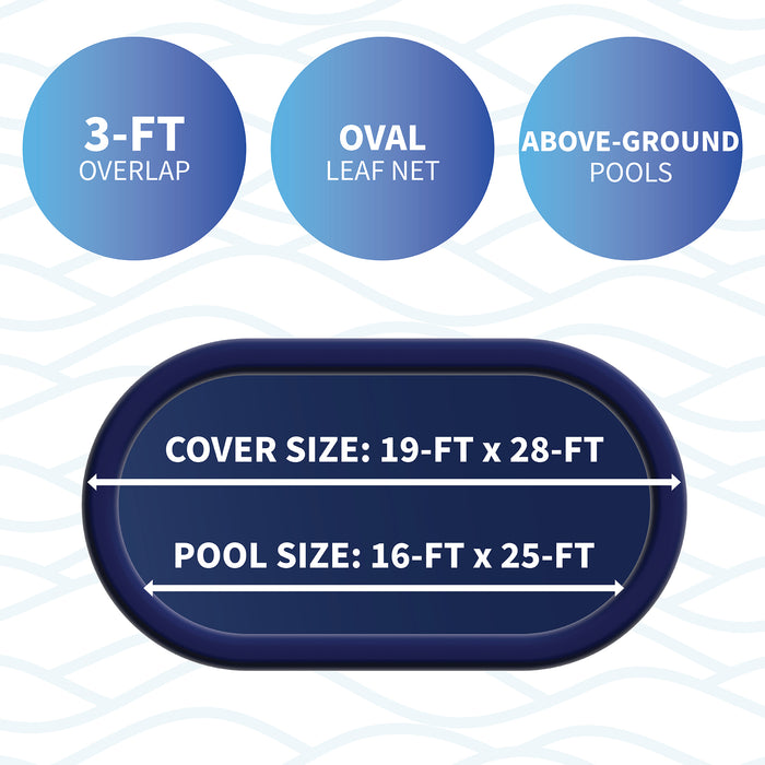 Above Ground Pool Leaf Net Cover