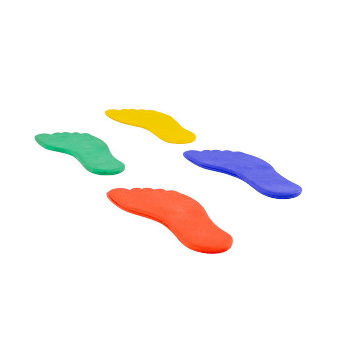 Agility Feet | PVC Markers | Red, Yellow, Green, Blue