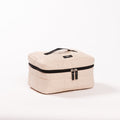 All Aboard Train Case-Putty Box Quilted