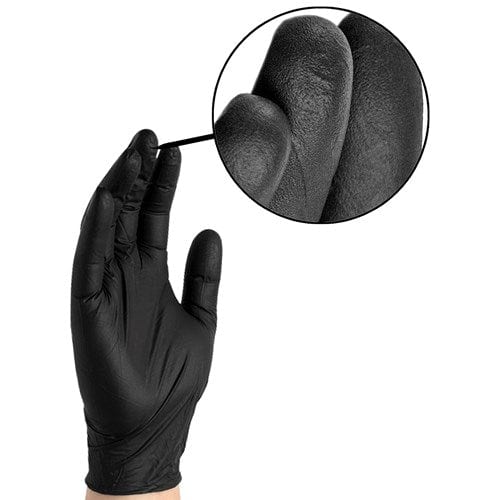 AMMEX® BX3 Black Nitrile Industrial Glove - NYDIRECT