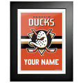 Anaheim Ducks 12x16 Man Cave Framed Sign