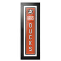 Anaheim Ducks 6x22 Established Framed Sign