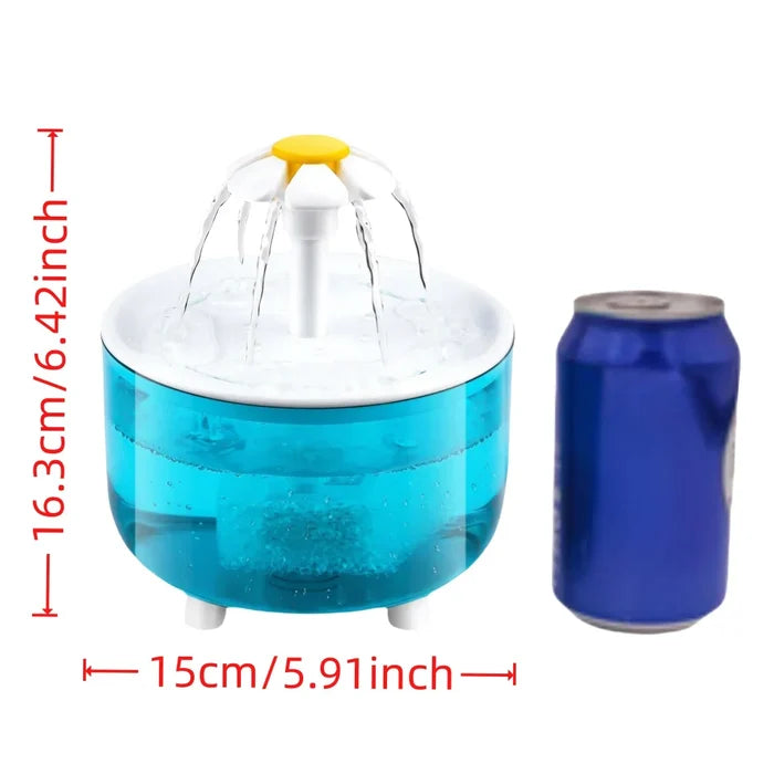Automatic Pet Water Fountain – Ultra-Quiet USB Drink Dispenser with 4 Replacement Filters