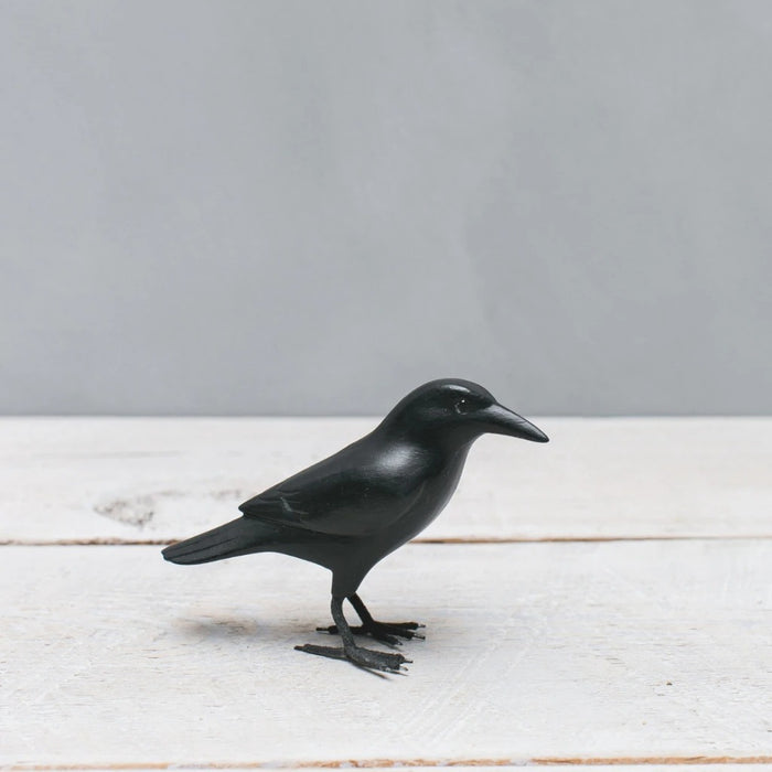 Aviologie - Bird Sculpture - Mini Crow (4") #MCW-311