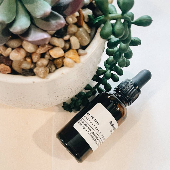 Azure Aura Restorative Facial Serum with Blue Tansy