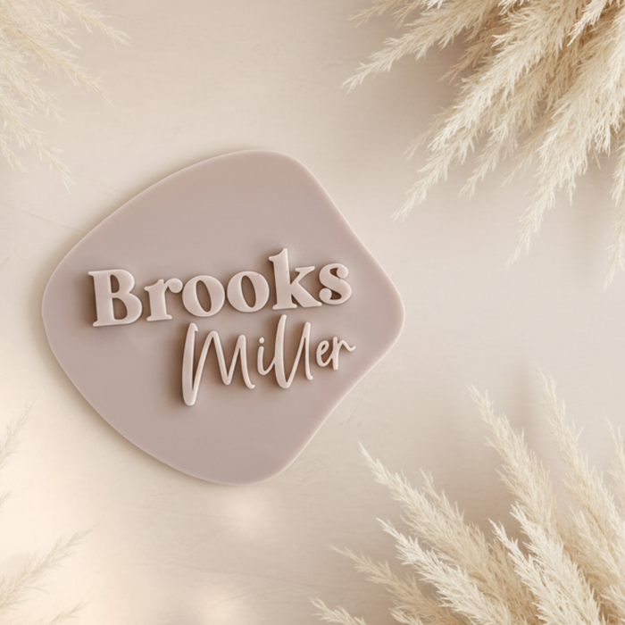 Baby Name Announcement Discs