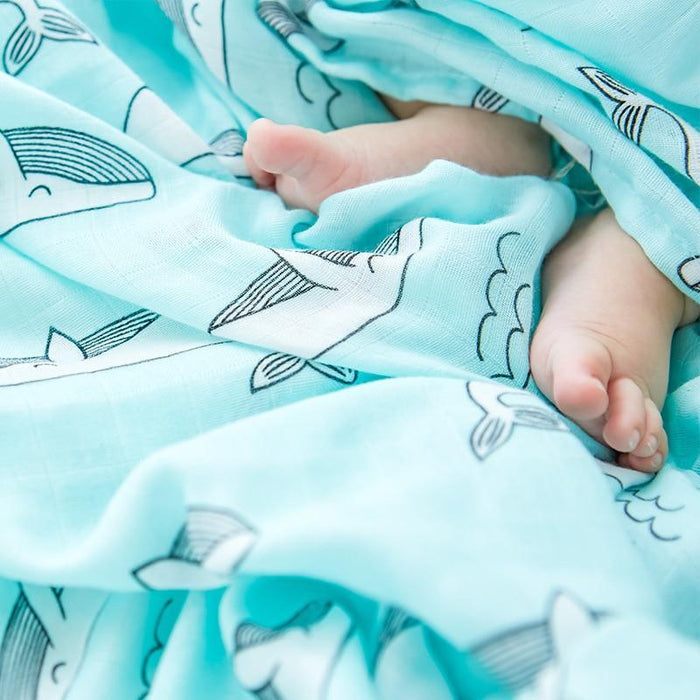 Bamboo Cotton Baby Swaddle Blanket — Soft, Breathable & Multi-Use - Multiple Designs