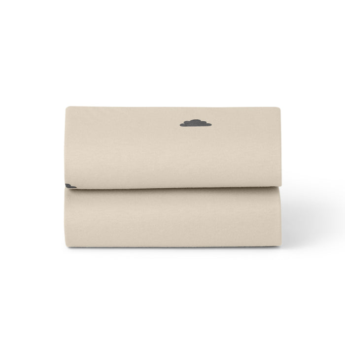 Snuz US Fitted Sheets Bassinet 2 Pack Fitted Sheets - Sand Cloud Bassinet 2 Pack Fitted Sheets - Sand Cloud