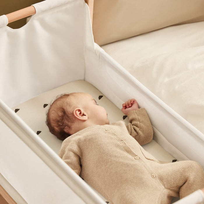 Snuz US Fitted Sheets Bassinet 2 Pack Fitted Sheets - Sand Cloud Bassinet 2 Pack Fitted Sheets - Sand Cloud