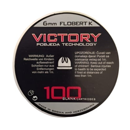 .22 caliber 6mm Victory Blank ammunition for starter pistols | Athletics