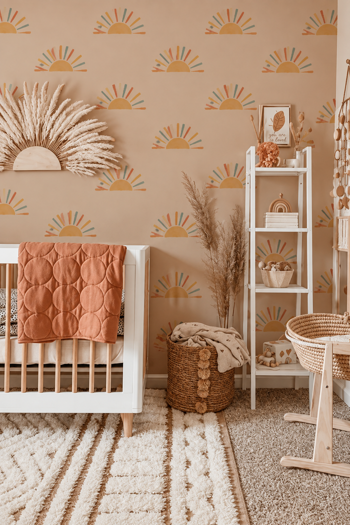 Boho Sunrise Wall Stickers Set