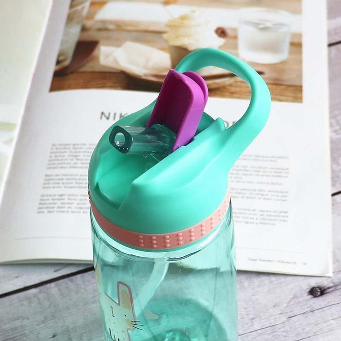 BPA-Free Kids Water Bottle with Straw – 360ml | Multiple Designs
