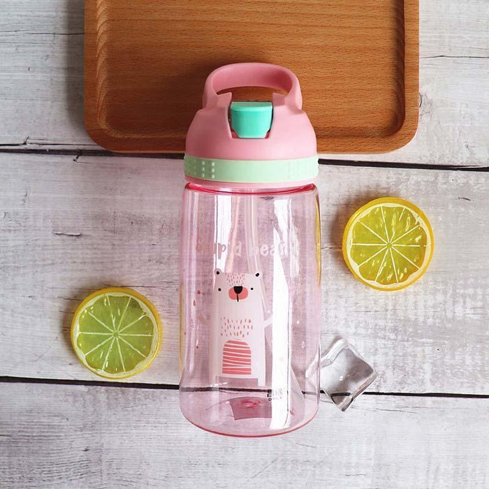 BPA-Free Kids Water Bottle with Straw – 360ml | Multiple Designs