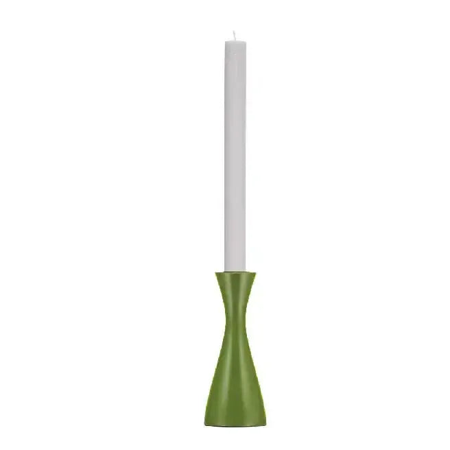 British Colour Standard - 6" Wood Candle Holders - Olive-British Colour Standard-treehaus