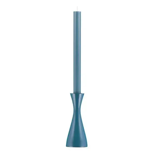 British Colour Standard - 6" Wood Candle Holders - Petrol Blue-British Colour Standard-treehaus