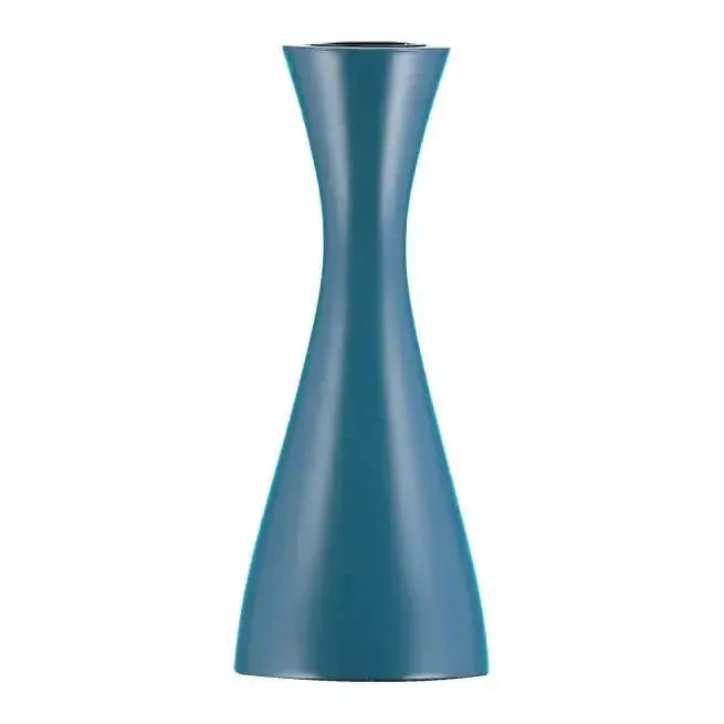 British Colour Standard - 6" Wood Candle Holders - Petrol Blue-British Colour Standard-treehaus