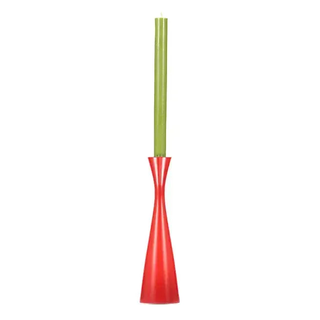 British Colour Standard - 6" Wood Candle Holders - Red-British Colour Standard-treehaus