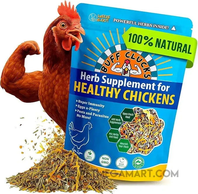 Buff Clucks Herb Supplement - Herbs for Chickens